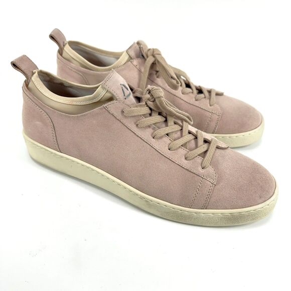 AQUATALIA Mens US Light Rose PinkSuede Sneaker Casual Shoes